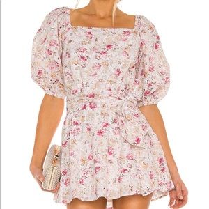 MINK PINK FLORAL MINI DRESS (XS)
